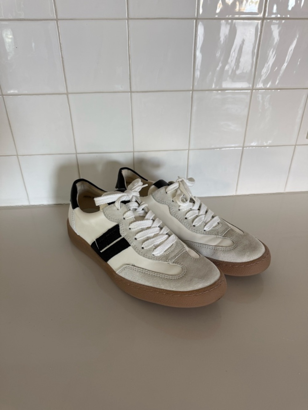 Paul Green Alex Sneakers Milk White Combo Size 9 - Picture 7 of 9